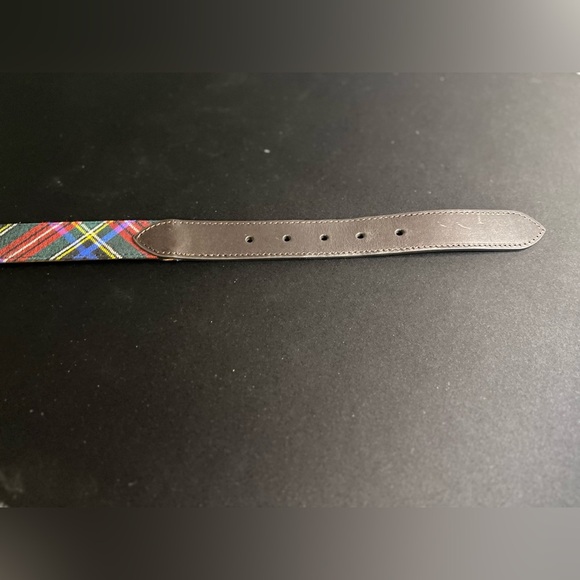 JCREW Preppy Plaid Multicolor Belt - Picture 3 of 7